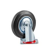 Большегрузное колесо обрезиненное euro-lift поворотное, без тормоза, г/п 200кг (200*50,0 мм)